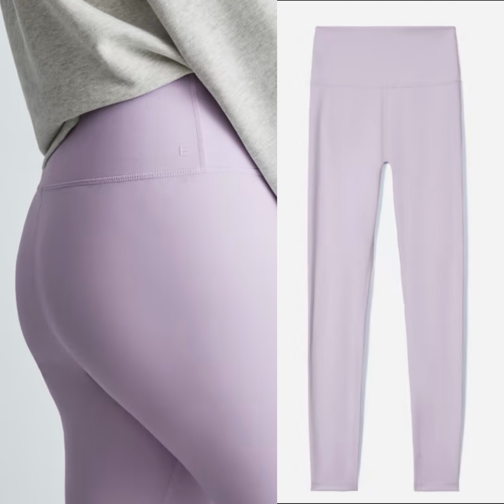 Everlane NWT Perform 24/7 Legging Purple Orchid Ankle 25” Inseam Size Large